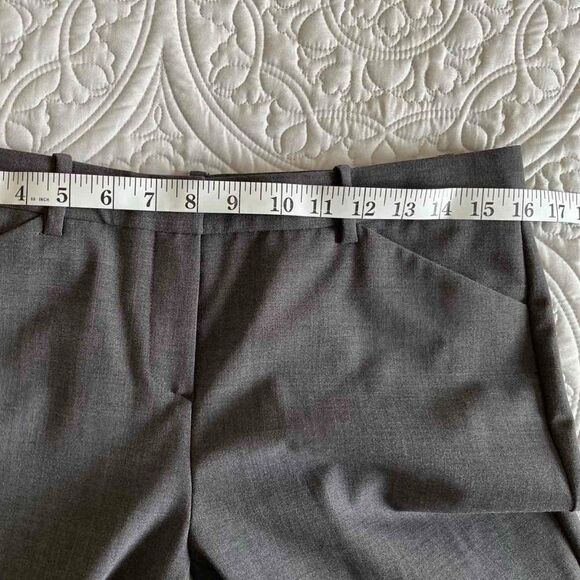 NWT Classic Theory Charcoal Gray Max 2 Urban Mid Rise Trousers Size 8 - Picture 12 of 14